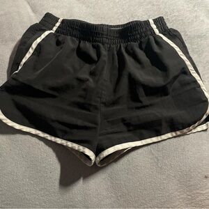 Women's Black Athletic Shorts